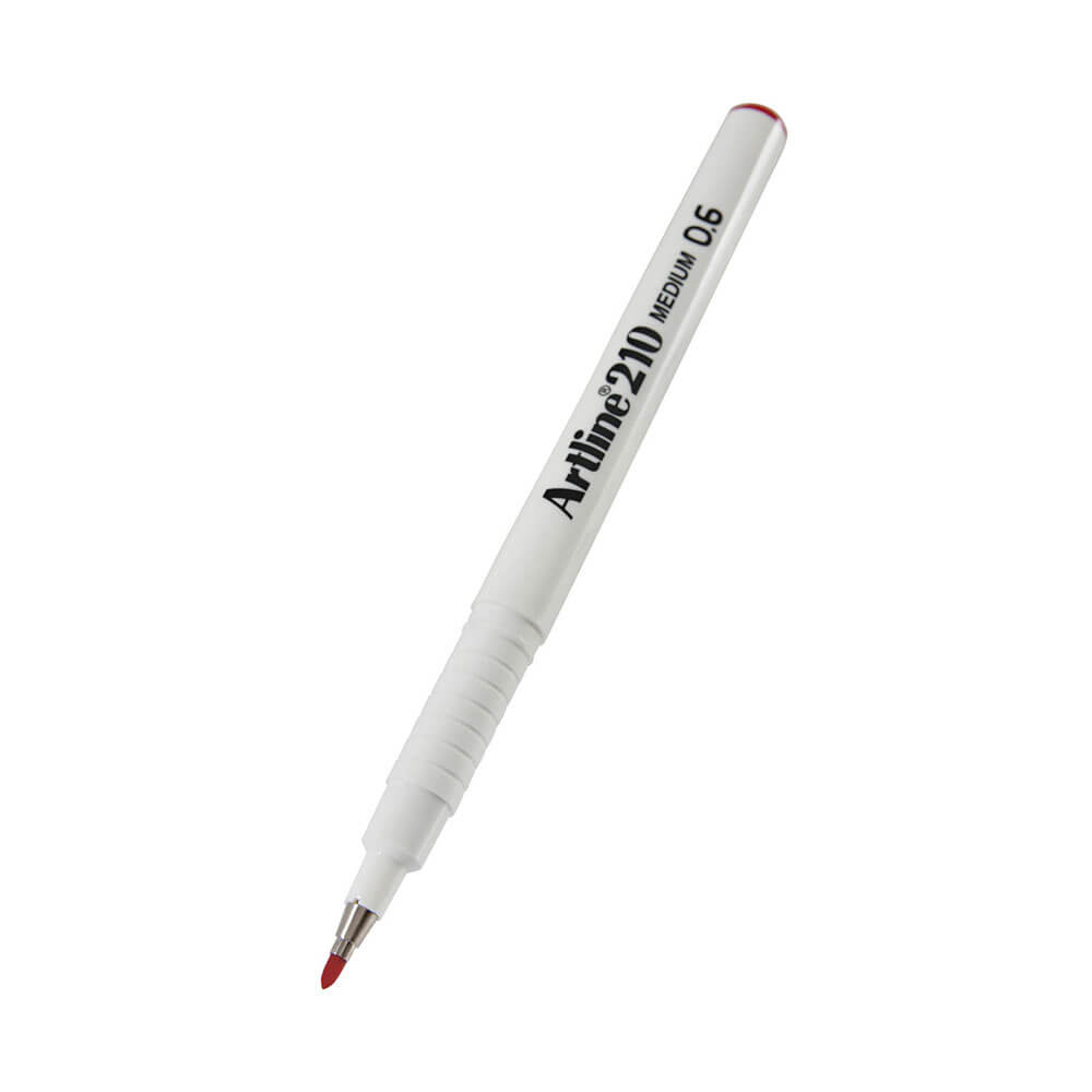 Artline Fineliner Medium Pen 0.6mm (Box of 12)