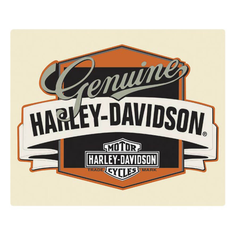 Harley Davidson Die Cut preged Tin Sign