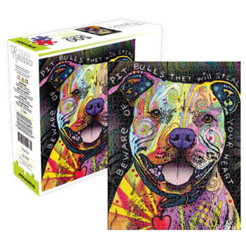 Dean Russo Pit Bull 500pc Aquarius Select Puzzle