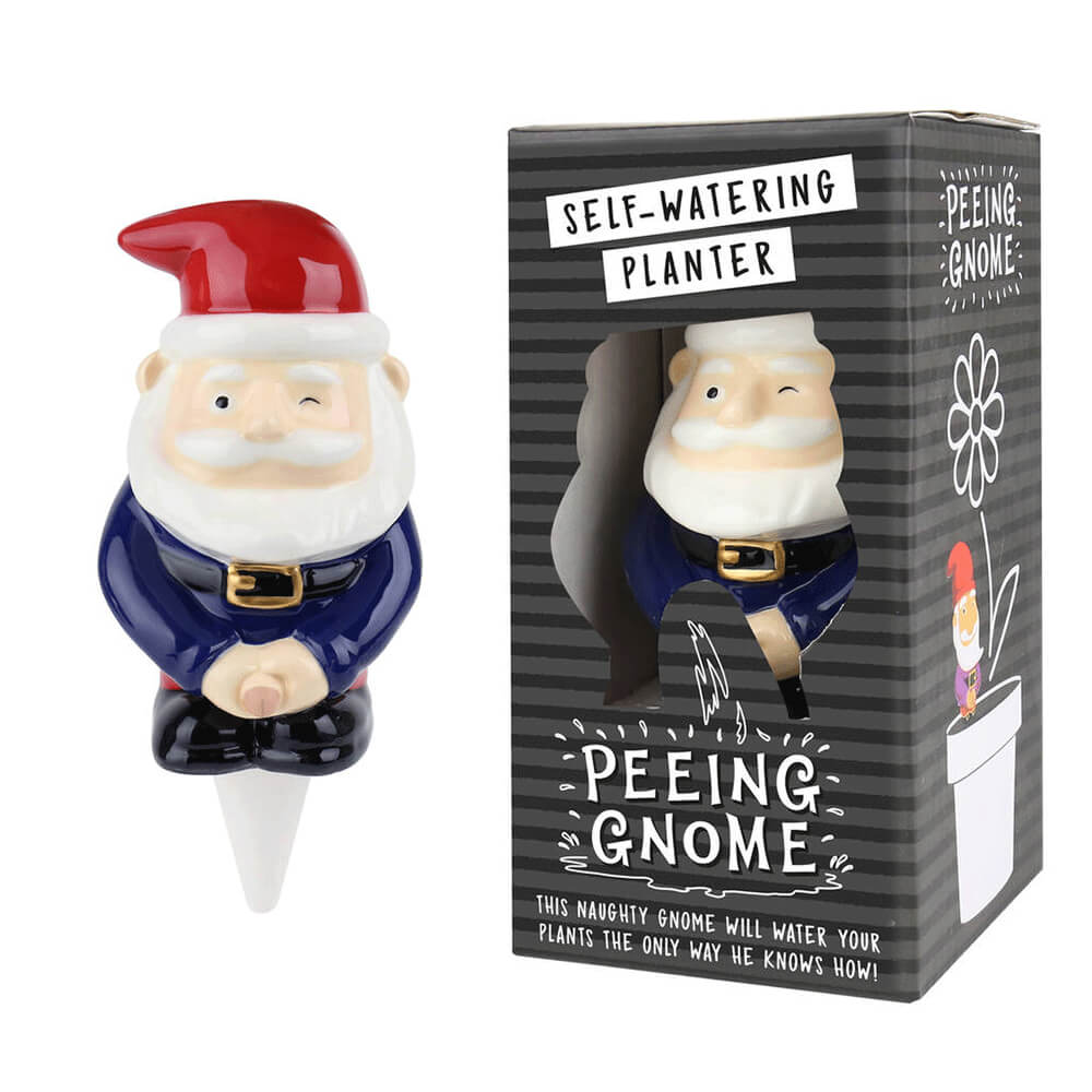 Self Watering Peeing Cheeky Gnome Planter